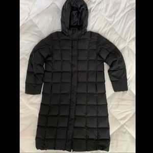 Land's End Ultrawarm goosedown long puffer coat